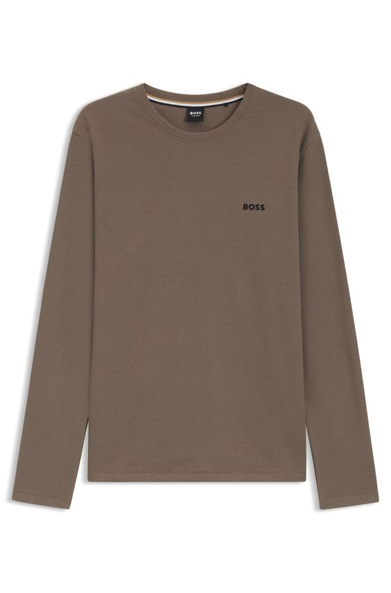 BOSS WAFFLE LS LANGÆRMET T-SHIRT