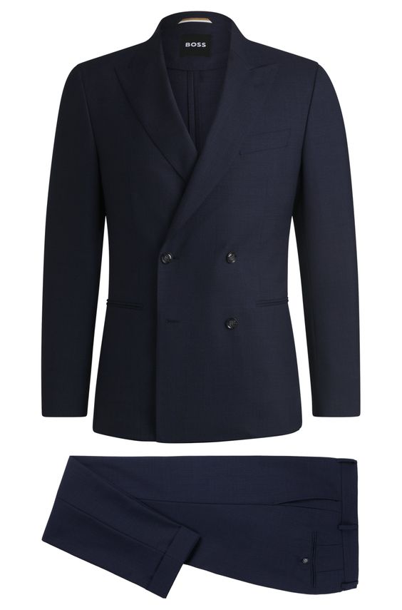 BOSS C-HUGE-2PCS-DB-252 DOBBELTRADET JAKKESÆT