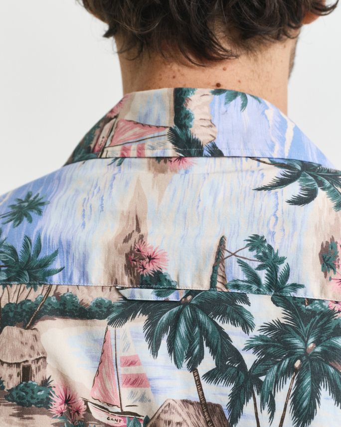 GANT ISLAND RESORT SKJORTE MED PRINT