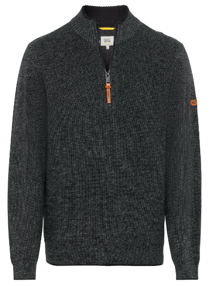 CAMEL 1/2 ZIP STRIK