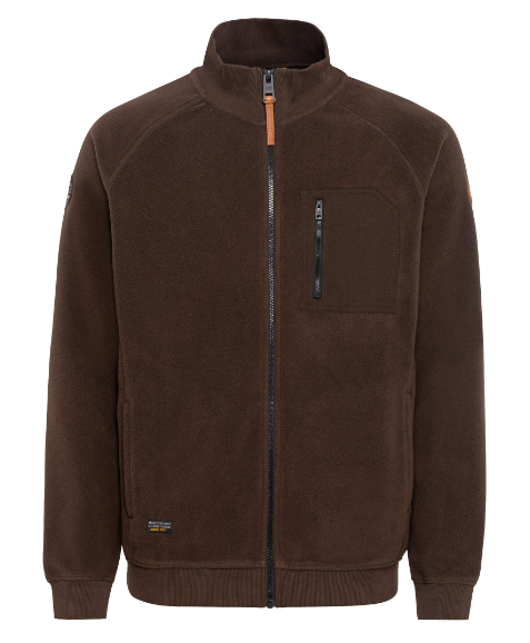 CAMEL FLEECE JAKKE