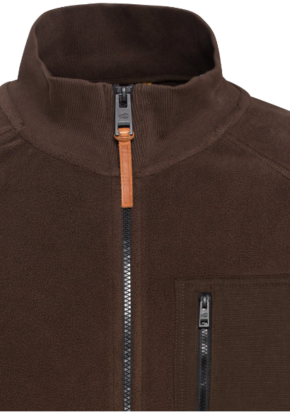 CAMEL FLEECE JAKKE