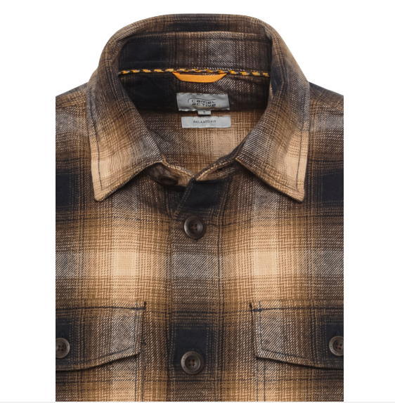 CAMEL OVERSHIRT
