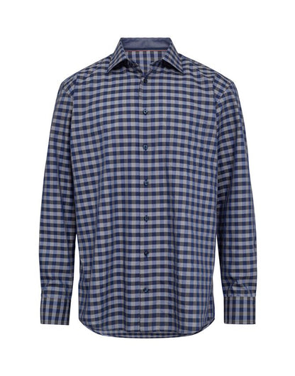 BLACK BLUE TERNET SKJORTE