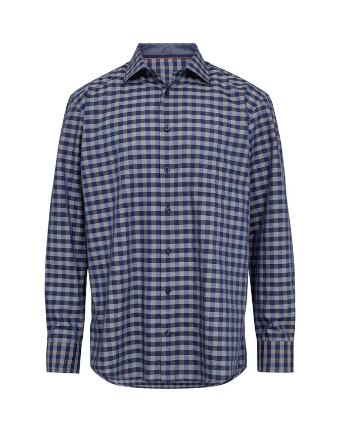 BLACK BLUE TERNET SKJORTE