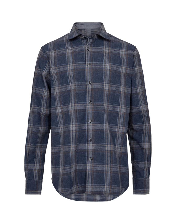 GINO MARCELLO MODERN FIT TERNET SKJORTE