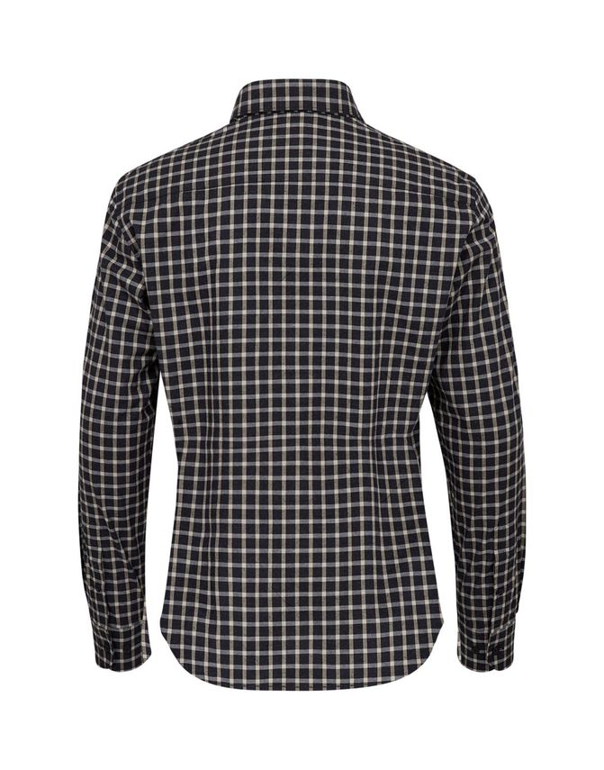 GINO MARCELLO MODERN FIT TERNET SKJORTE – NAVY