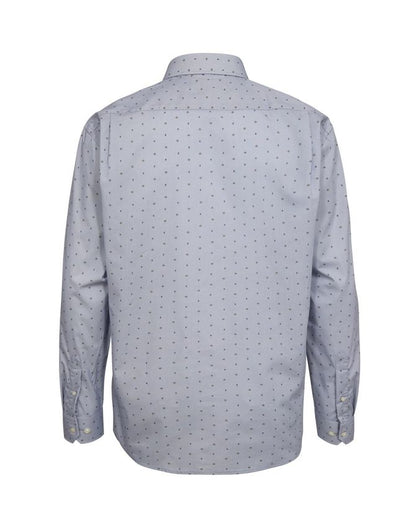 BLACK BLUE LANGÆRMET SKJORTE – REGULAR FIT (PRIKKET)