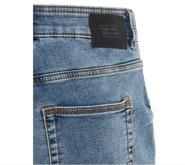 Camel Denim Shorts
