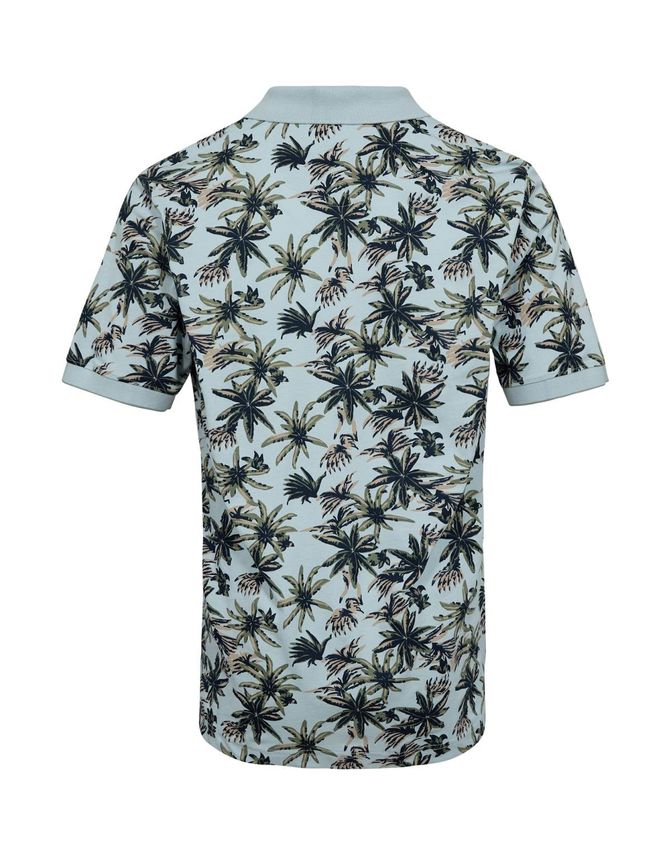 BLACK BLUE AOP POLO – REGULAR FIT