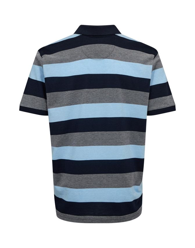 BLACK BLUE POLO BOX STRIBET