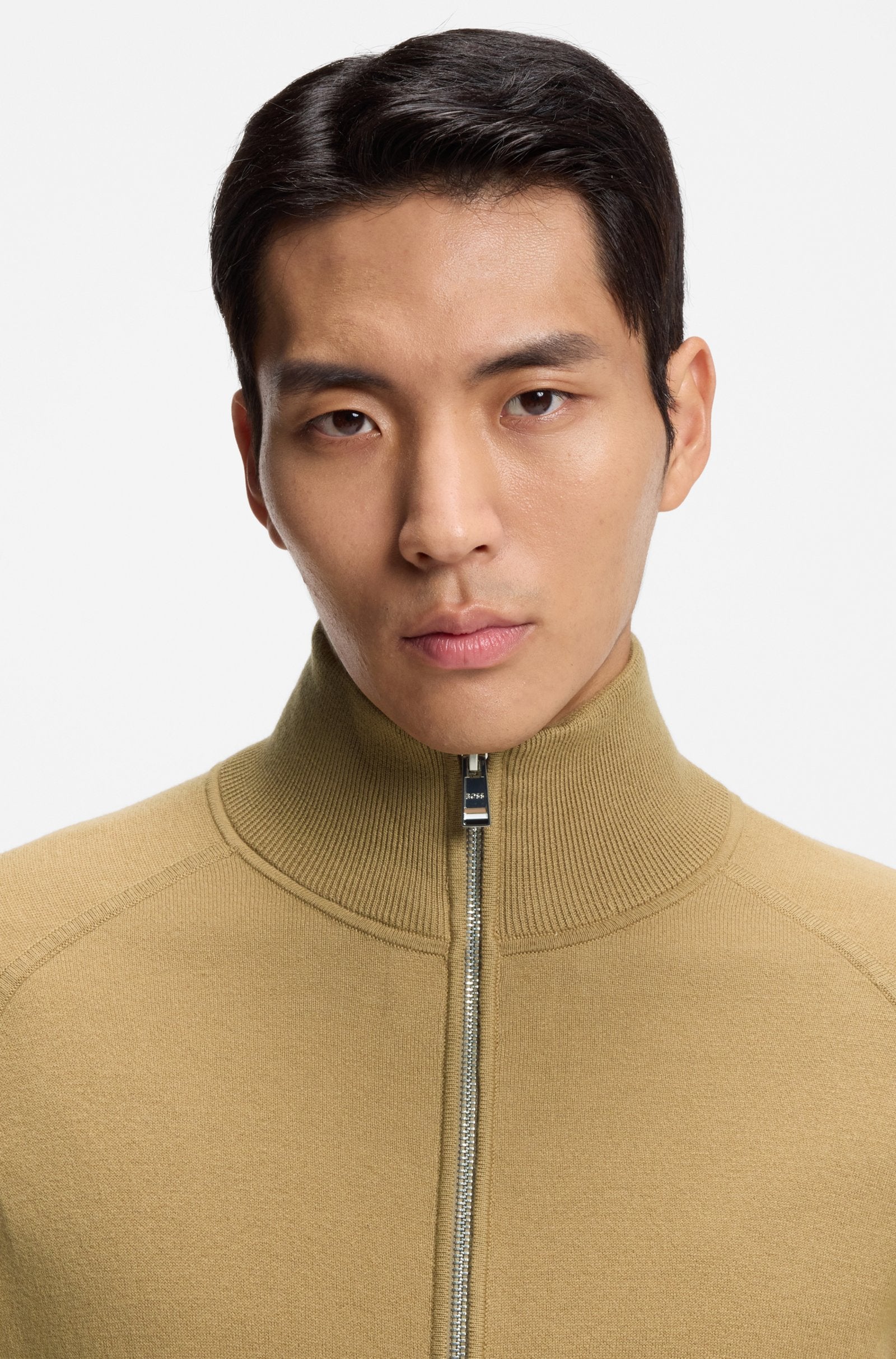 BOSS H-IDINO ZIP CARDIGAN