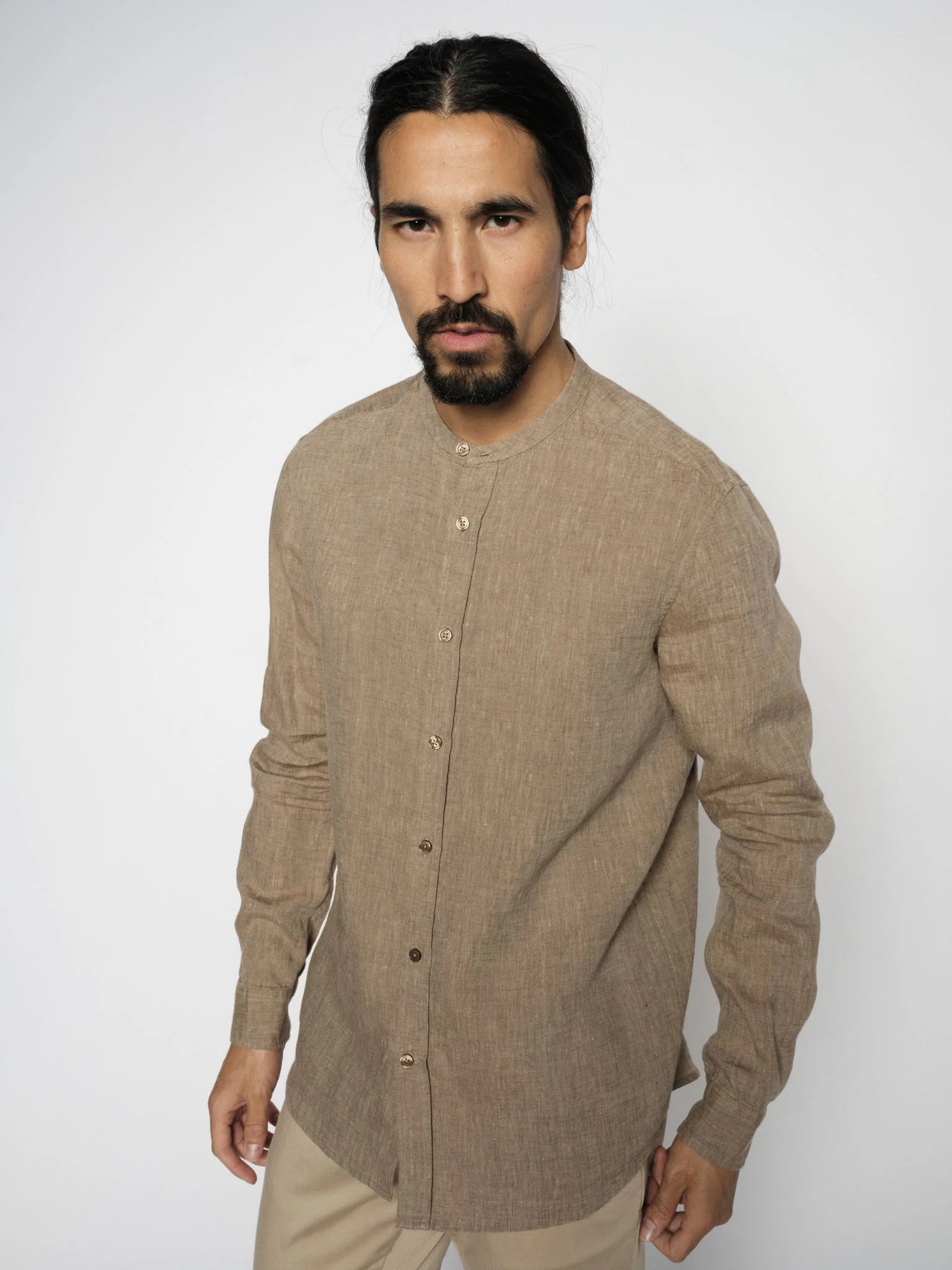 MOS MOSH LINEN SKJORTE