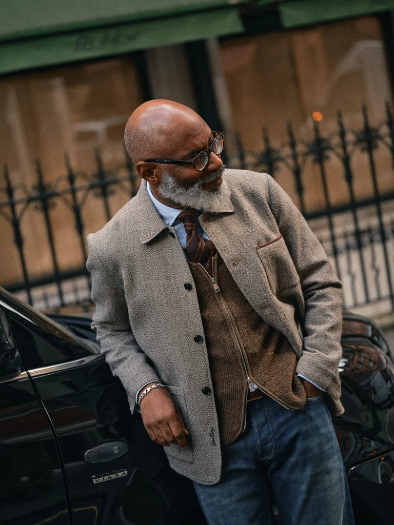 MOS MOSH GALLERY MMGCONOR TWEED JACKET