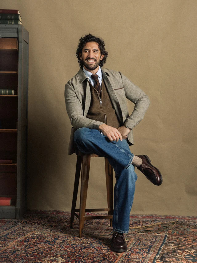 MOS MOSH GALLERY MMGCONOR TWEED JACKET