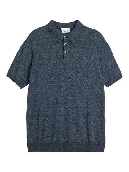 SAND LINEN RICO POLO STRIK