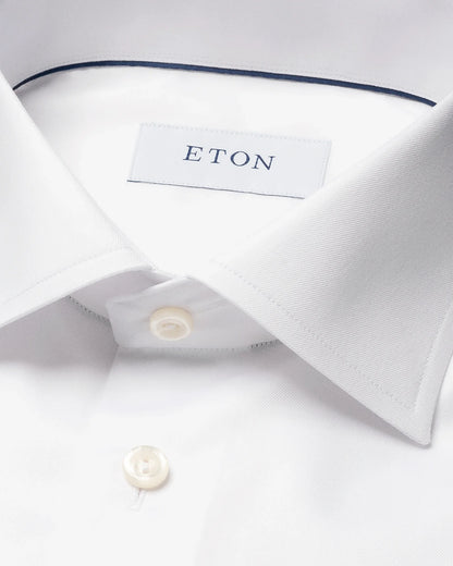 ETON SOLID SIGNATURE TWILL SHIRT – SLIM FIT