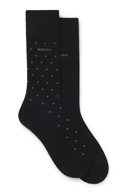 BOSS 2-PAK BAMBUSSTRØMPER – MINI DOT