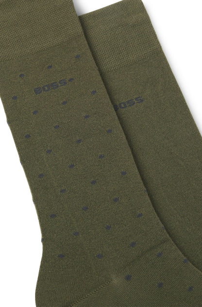 BOSS 2-PAK BAMBUSSTRØMPER – MINI DOT
