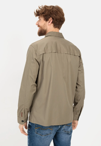 CAMEL OVERSHIRT