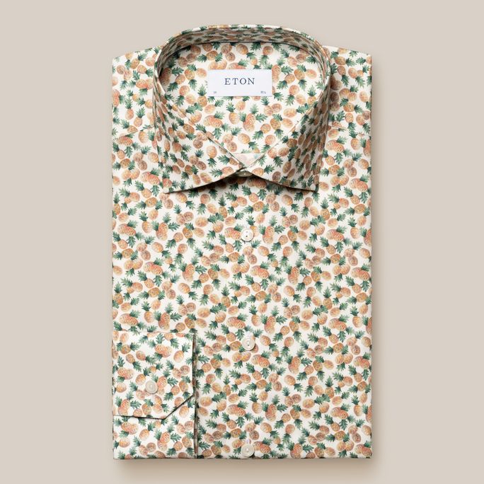 Pineapple Twill Print Shirt