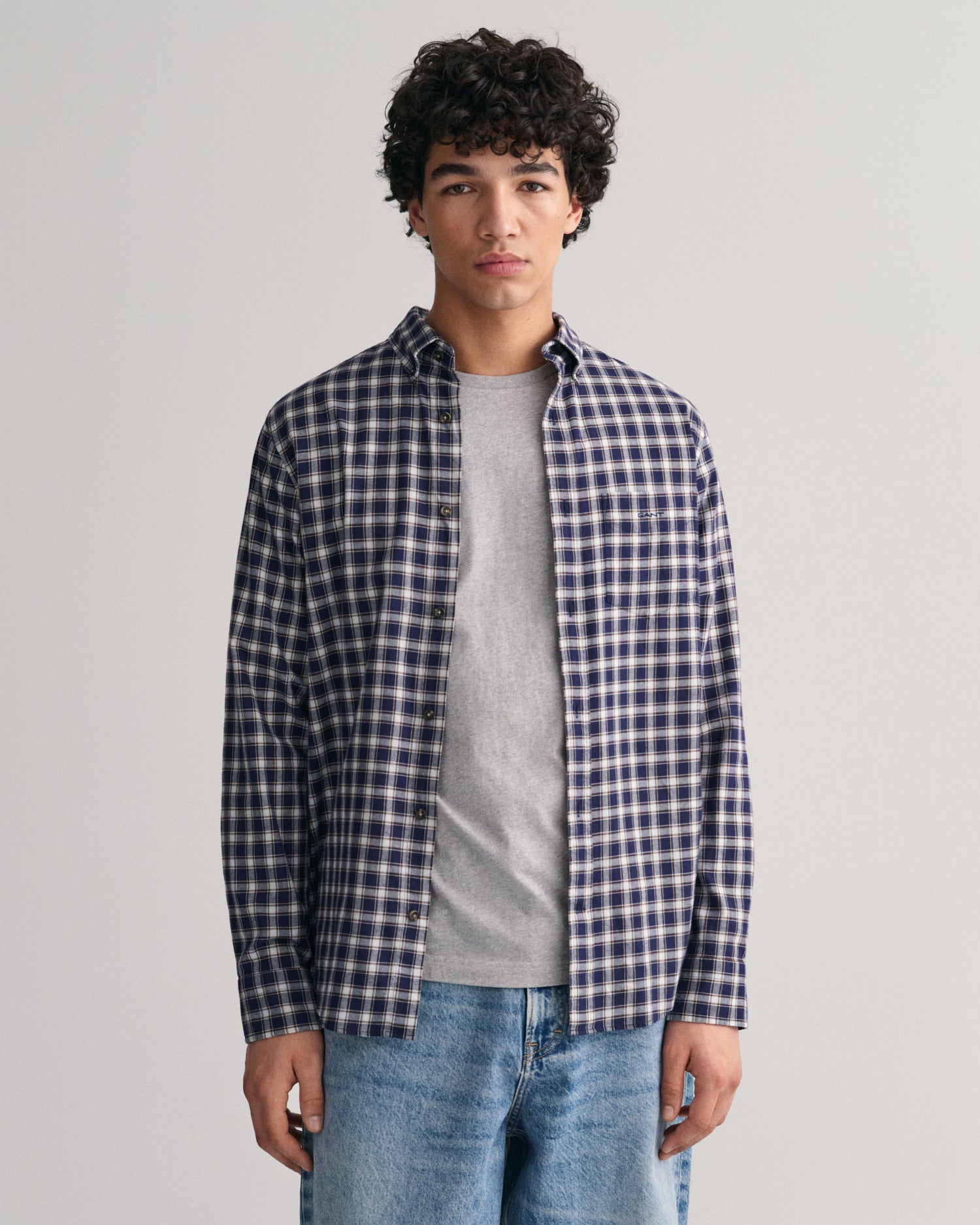 GANT REG MICRO TARTAN FLANNEL SKJORTE