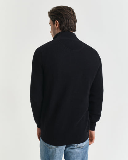 GANT PIQUE HALF ZIP STRIKTRØJE