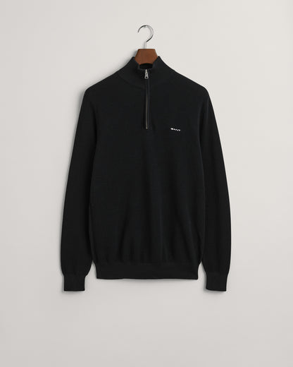 GANT PIQUE HALF ZIP STRIKTRØJE