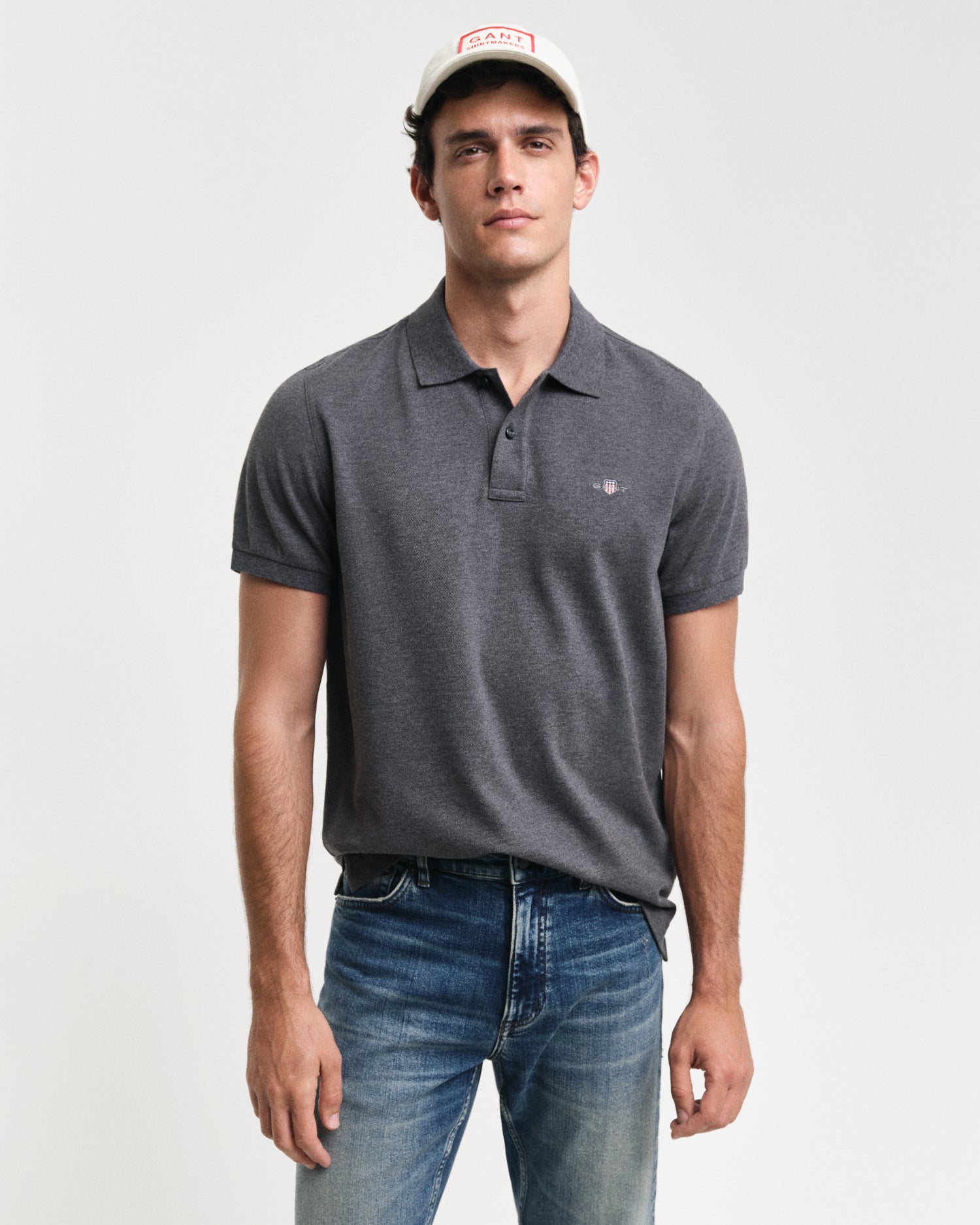 GANT REG SHIELD KORTÆRMET PIQUE POLO