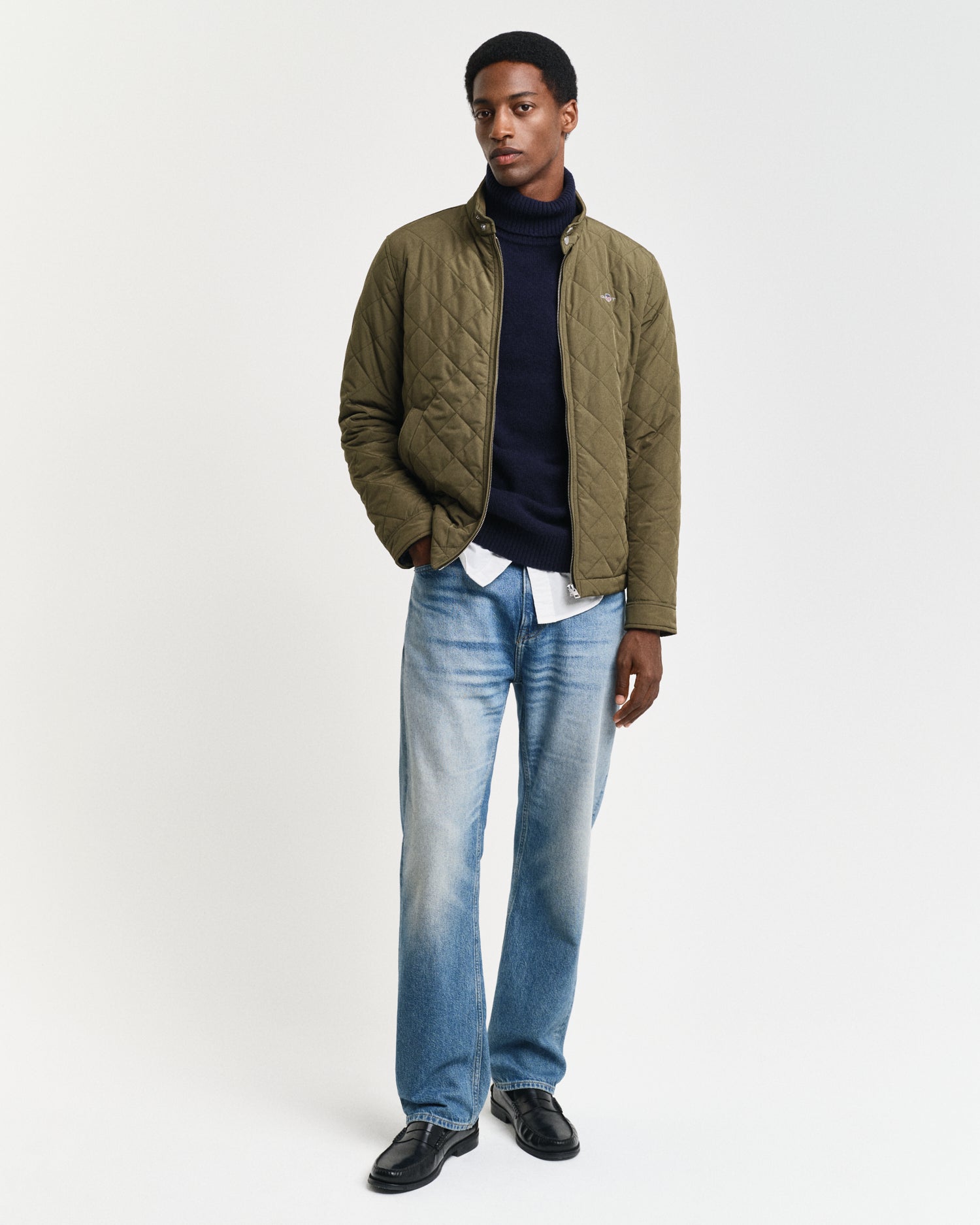 GANT QUILTED WINDCHEATER JAKKE