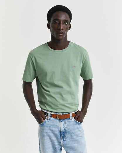 GANT REG SHIELD KORTÆRMET T-SHIRT