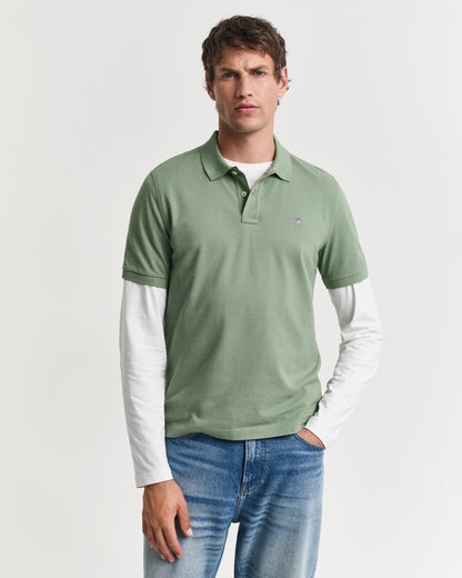 GANT REG SHIELD KORTÆRMET PIQUE POLO