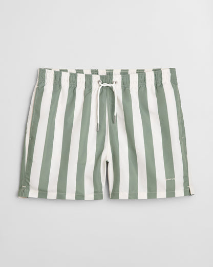 BLOCK STRIPE SWIM SHORTS