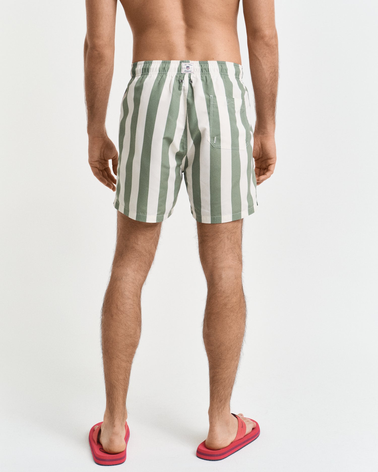 BLOCK STRIPE SWIM SHORTS