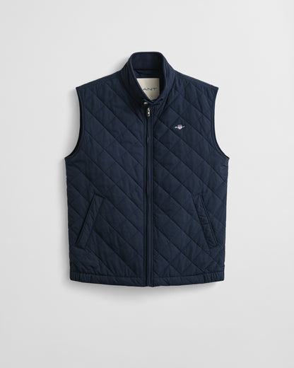 QUILTED WINDCHEATER VEST