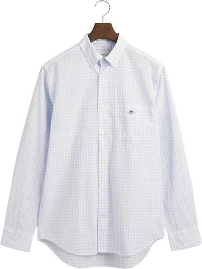 GANT REG KLASSISK POPLIN GINGHAM SKJORTE