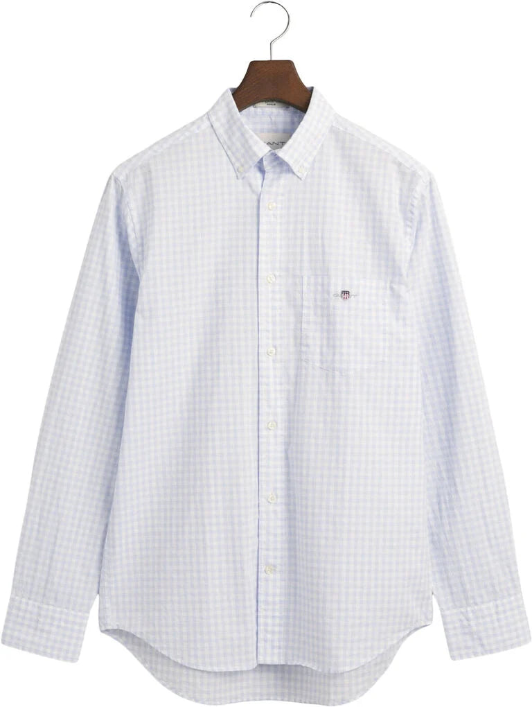 GANT REG KLASSISK POPLIN GINGHAM SKJORTE