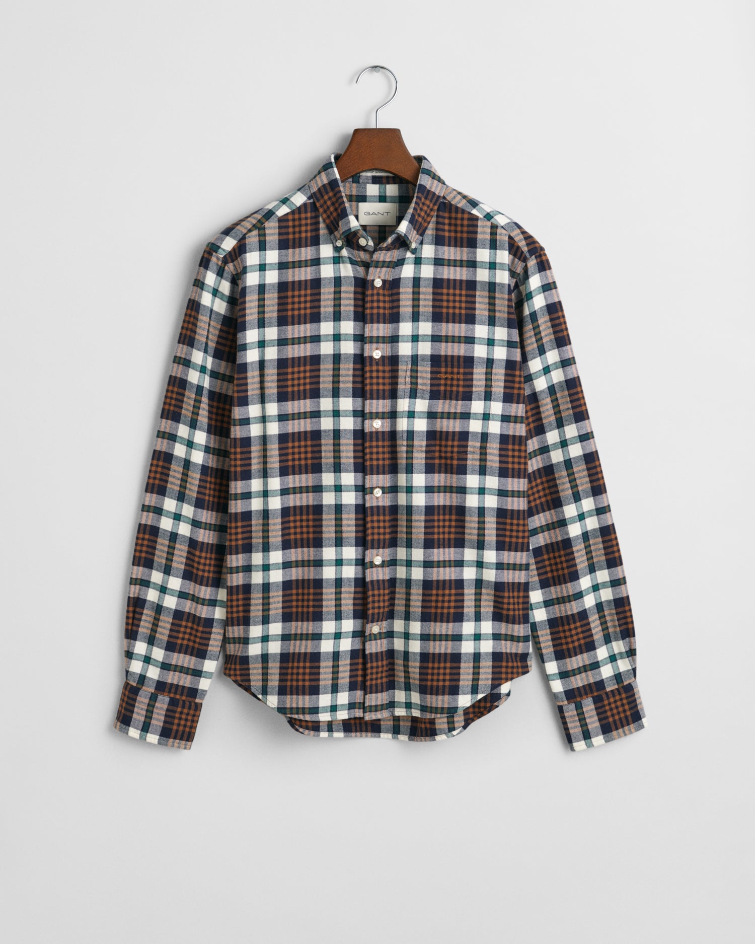 GANT REG FLANNEL PLAID SKJORTE