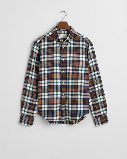 GANT REG FLANNEL PLAID SKJORTE