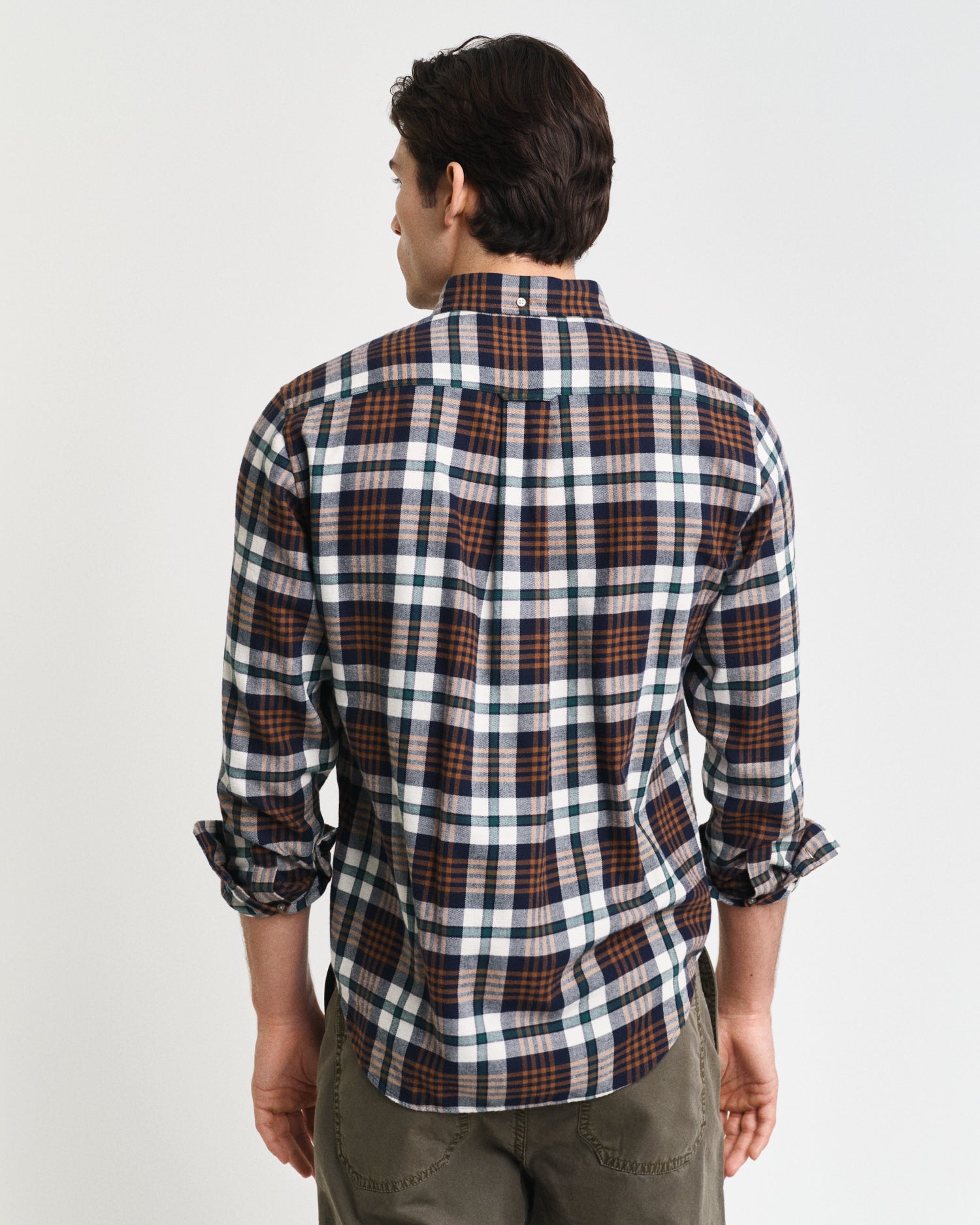 GANT REG FLANNEL PLAID SKJORTE