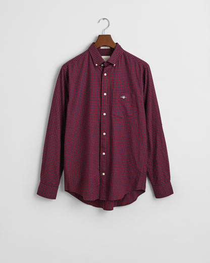 GANT REG MICROCHECK FLANNEL SKJORTE