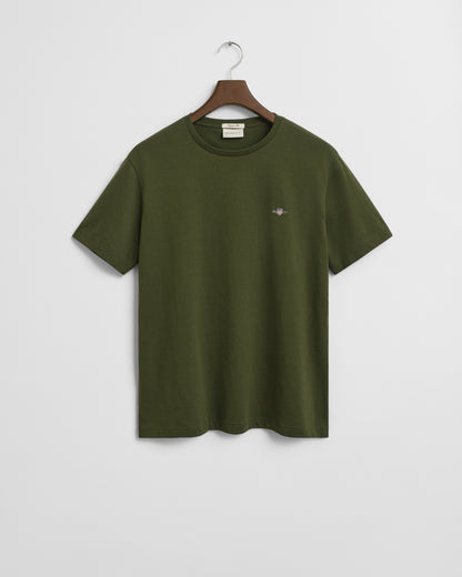 GANT REG SHIELD KORTÆRMET T-SHIRT