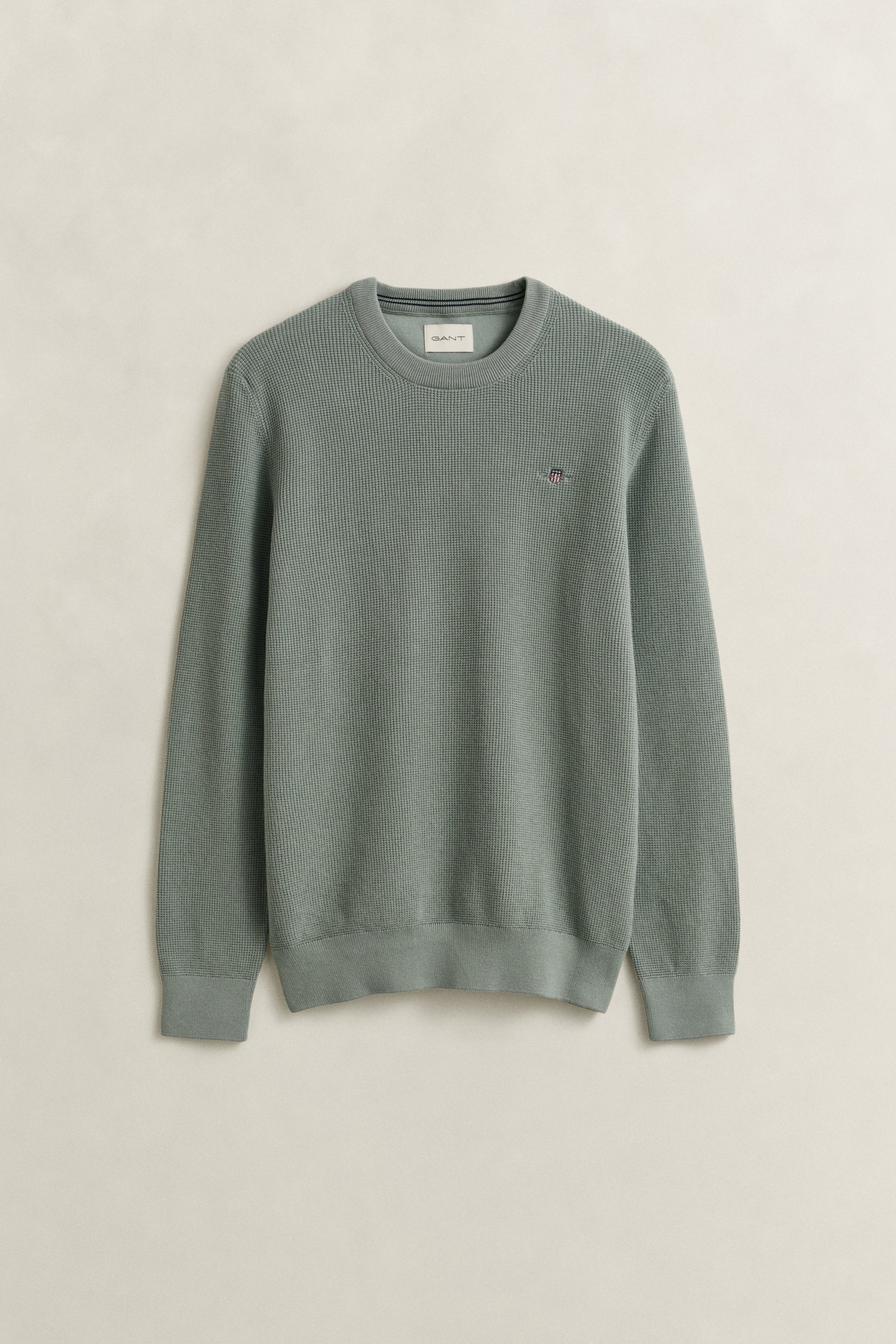 GANT MICRO TEXTURED COTTON C-NECK