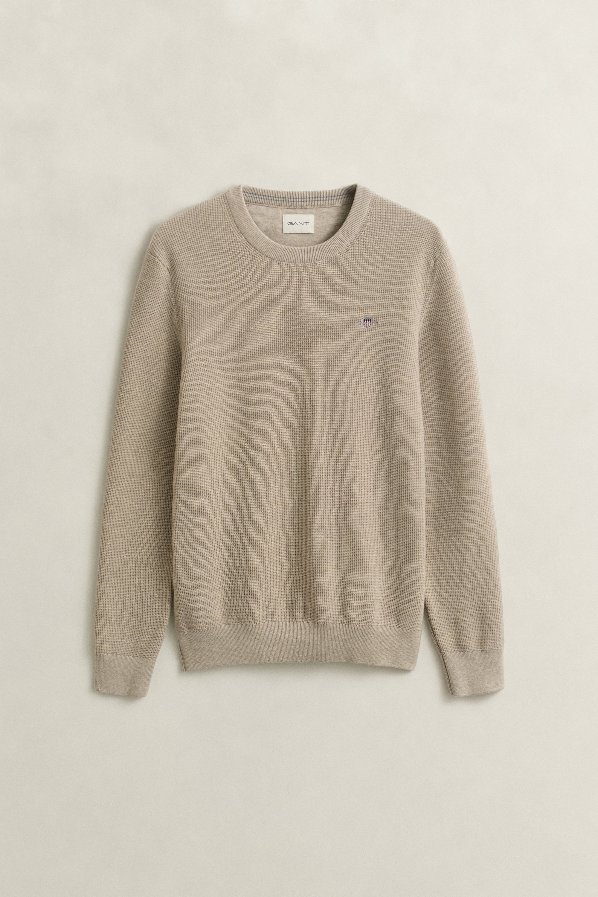 GANT MICRO TEXTURED COTTON C-NECK
