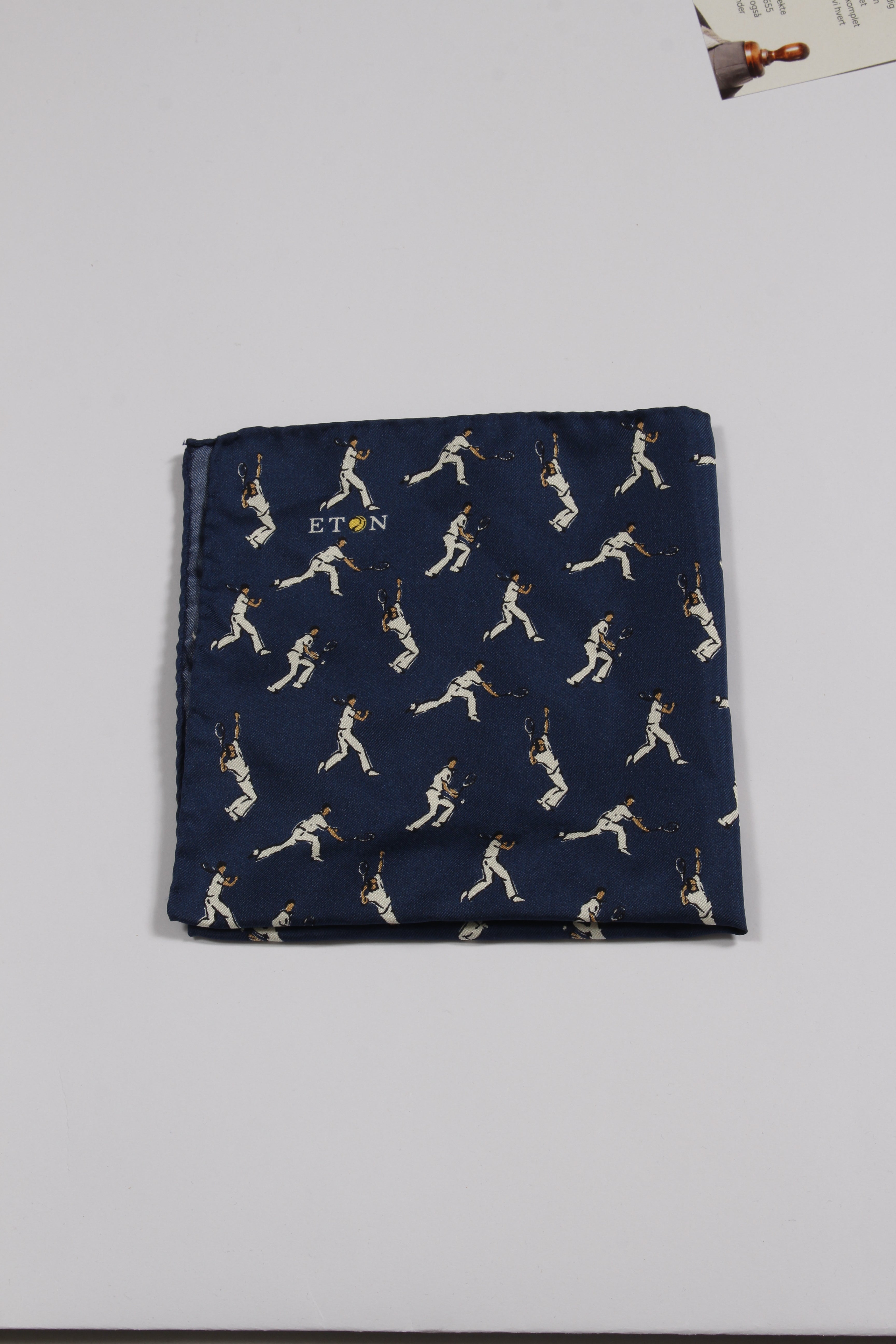 ETON POCKET SQUARE – TENNIS PRINT