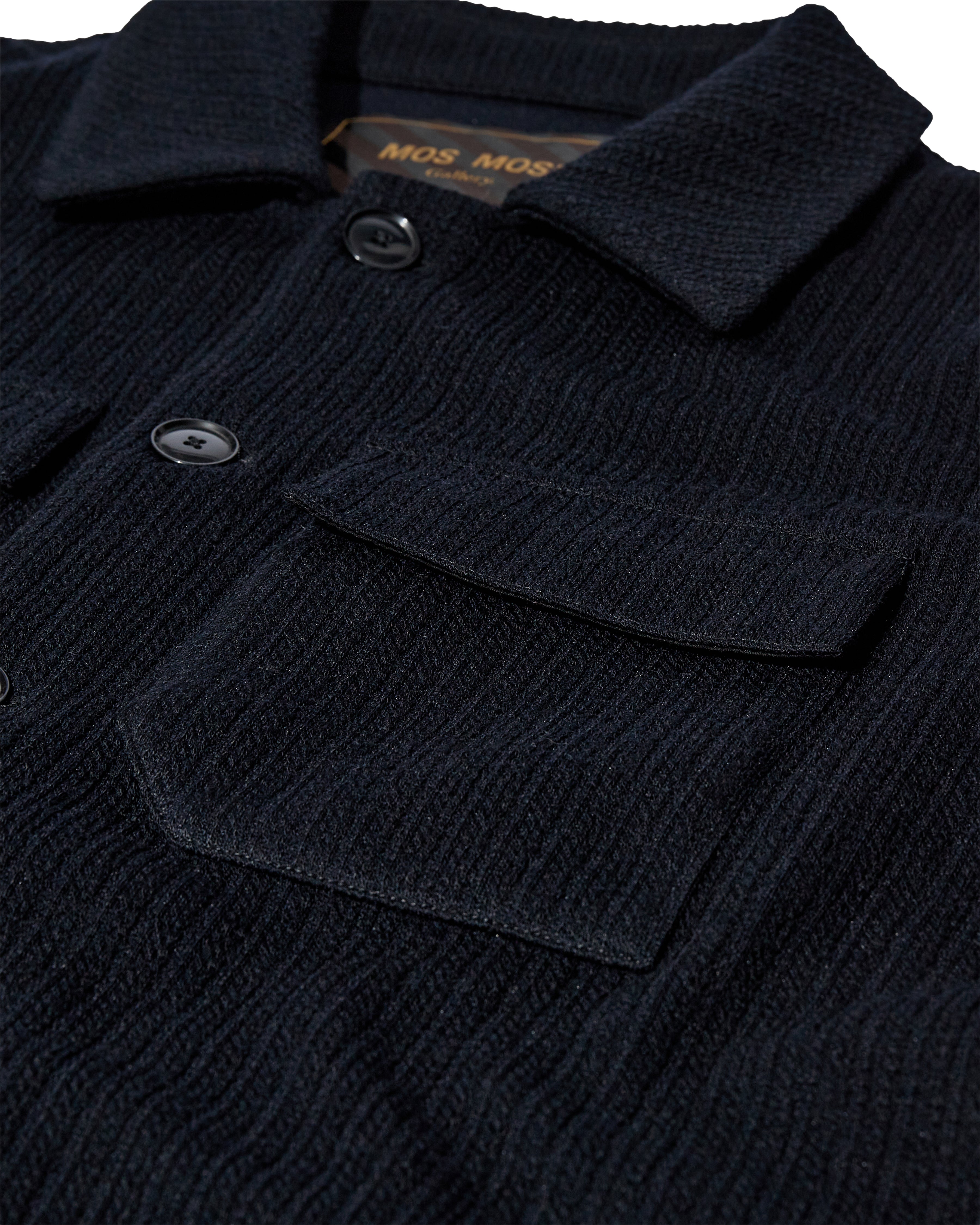 MOS MOSH STRIKKET OVERSHIRT