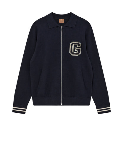MOS MOSH COLLEGE CARDIGAN STRIKTRØJE
