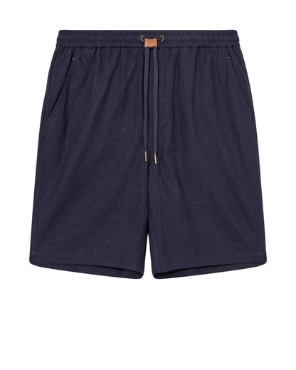 MOS MOSH GALLERY MAVI LINEN SHORTS