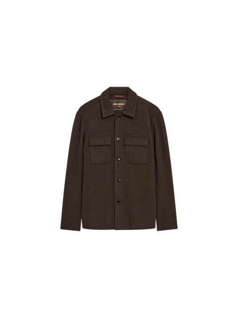MOS MOSH GALLERY MMGAUSTIN KNIT OVERSHIRT