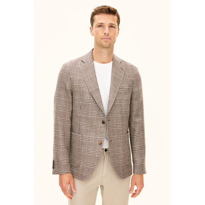 OSCAR JACOBSON FERRY PATCH SOFT BLAZER